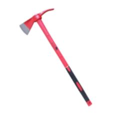 A red emergency axe which must be on board certain size boats in case of emergency. 
