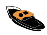 Distress Cloth / Code Flag on a boat.