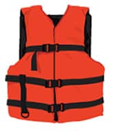 A personal floatation device to be worn when boating. 